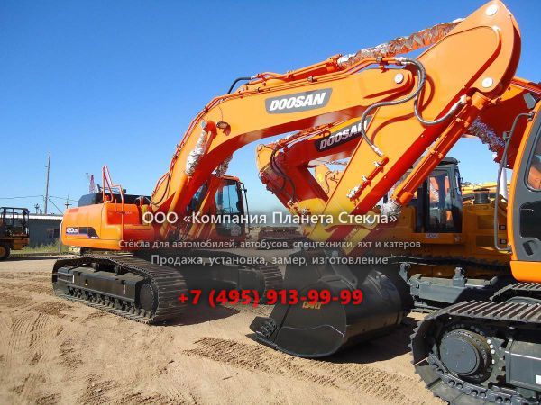 Стекло для гусеничных экскаваторов Doosan SOLAR 420LC-V