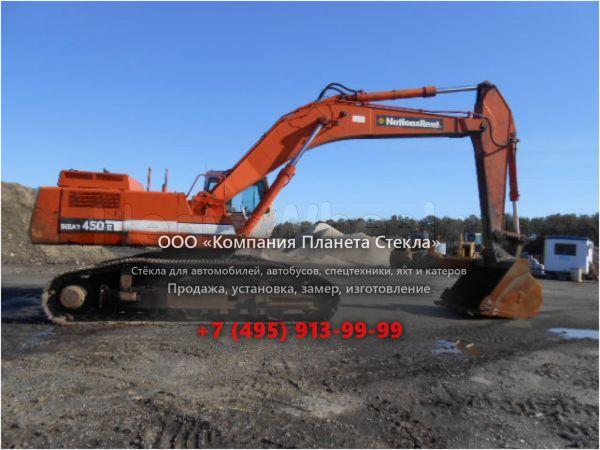 Стекло для гусеничных экскаваторов Doosan SOLAR 450-III