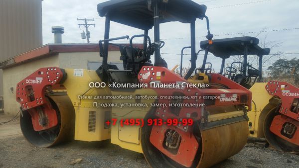 Стекло для гладковальцовых катков Dynapac CC384HF