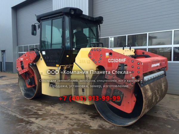 Стекло для гладковальцовых катков Dynapac CC524HF