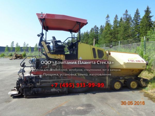 Стекло для колёсных асфальтоукладчиков Dynapac F121-6W-D