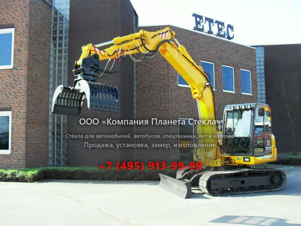 Стекло для гусеничных экскаваторов ETEC 808 R