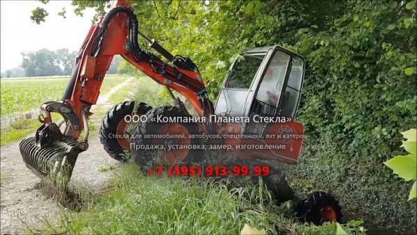 Стекло для нестандартных экскаваторов Euromach R85 Big Foot