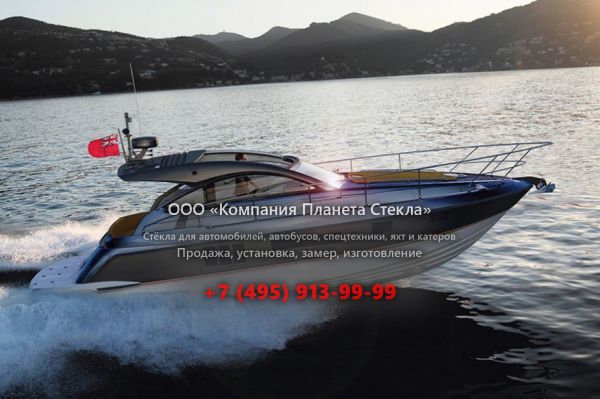Стекло для моторная яхта с софттопом, круизер Fairline Targa 38 Shadow-S