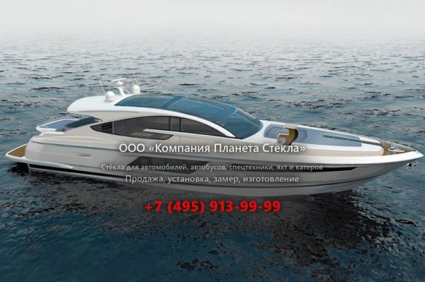 Стекло для моторная яхта с хардтопом, круизер Fairline Targa 75 GT