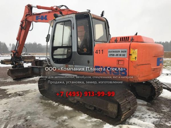Стекло для гусеничных экскаваторов Fiat Kobelco EX 135M
