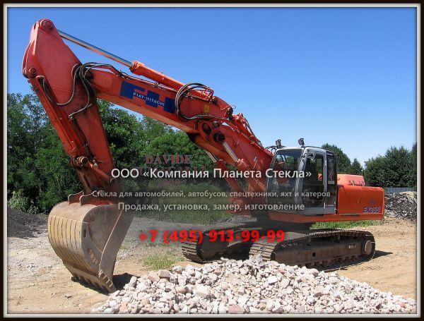 Стекло для гусеничных экскаваторов Fiat Kobelco EX 355M