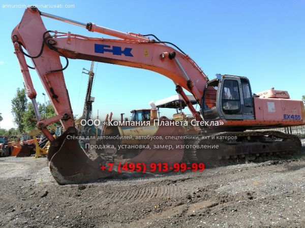 Стекло для гусеничных экскаваторов Fiat Kobelco EX 455LCH