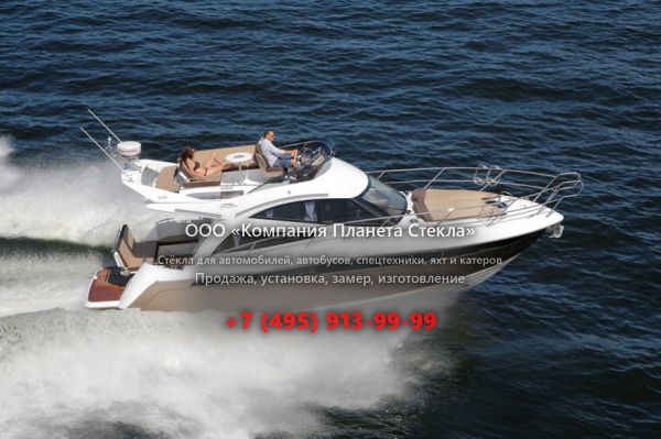 Стекло для моторная яхта с флайбриджем, круизер Galeon 340 Fly
