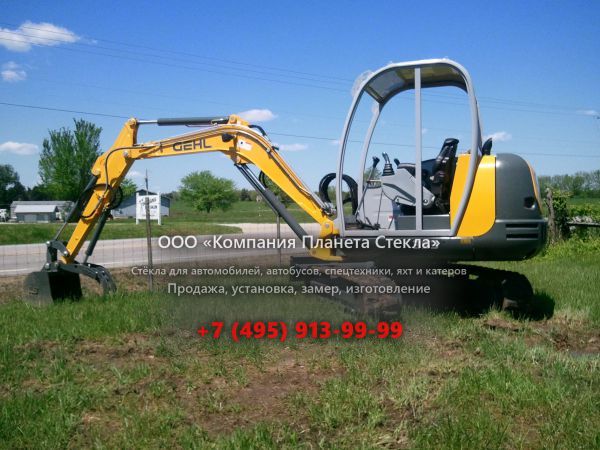 Стекло для гусеничных мини-экскаваторов Gehl 353