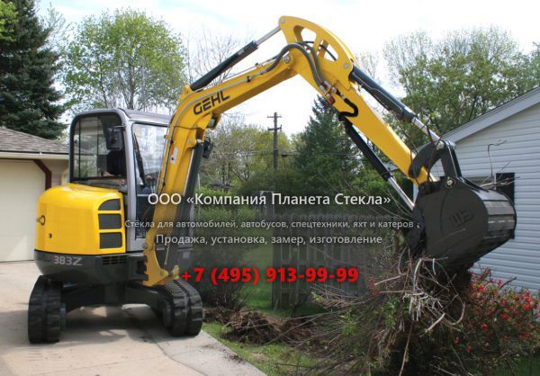 Стекло для гусеничных мини-экскаваторов Gehl 383Z