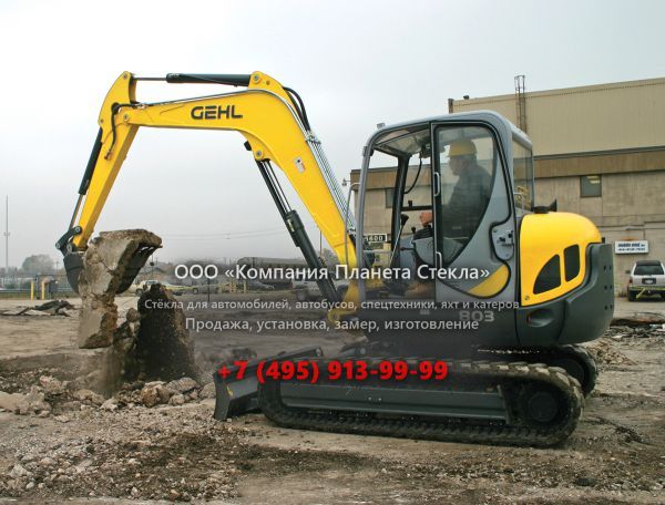 Стекло для гусеничных мини-экскаваторов Gehl 803