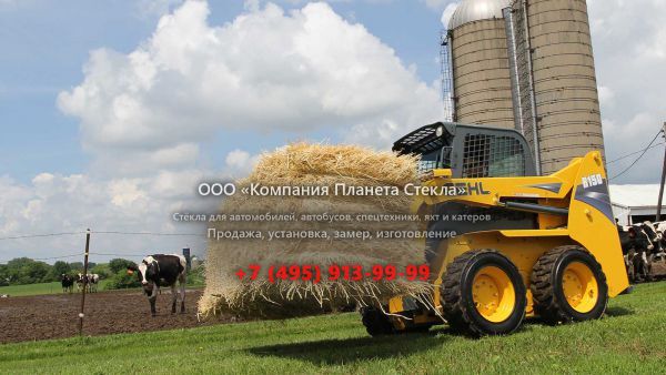 Стекло для мини-погрузчиков с бортовым поворотом Gehl R150
