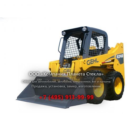 Стекло для мини-погрузчиков с бортовым поворотом Gehl SL 4240