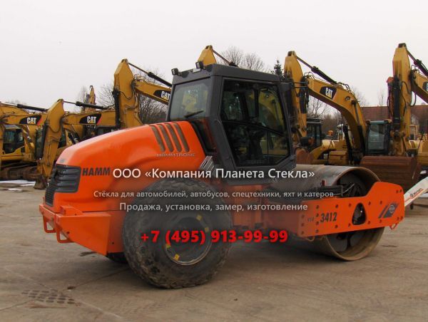 Стекло для грунтовых катков Hamm 3412ht