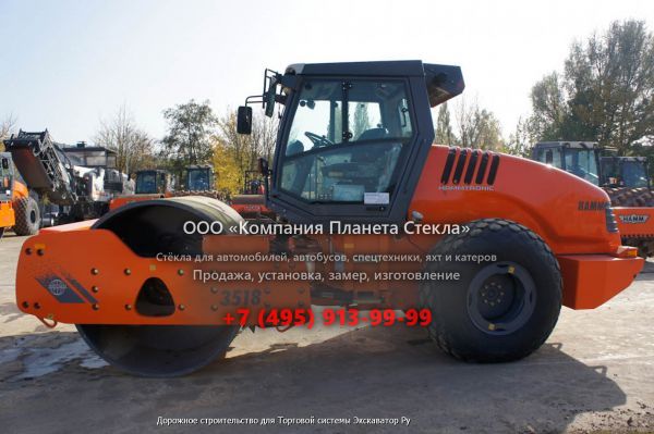 Стекло для грунтовых катков Hamm 3518