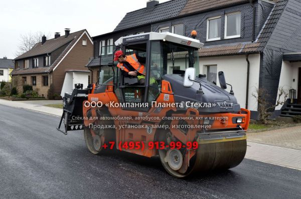 Стекло для комбинированных катков Hamm DV 65 TO