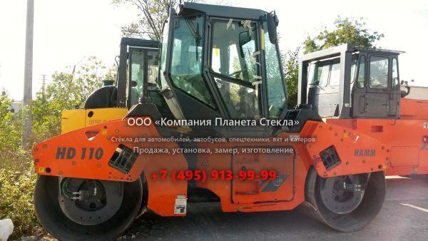 Стекло для гладковальцовых катков Hamm HD 110