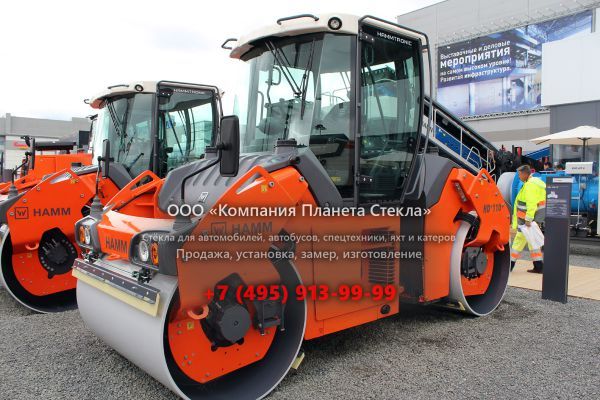 Стекло для комбинированных катков Hamm HD+ 110 VT