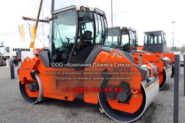 Стекло для комбинированных катков Hamm HD+ 110 VT