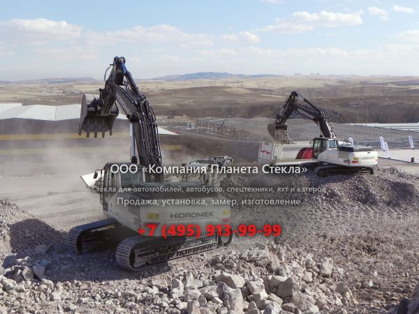 Стекло для гусеничных экскаваторов Hidromek HMK 370 LC