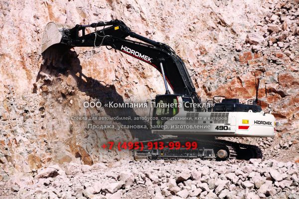 Стекло для гусеничных экскаваторов Hidromek HMK 490 LC HD