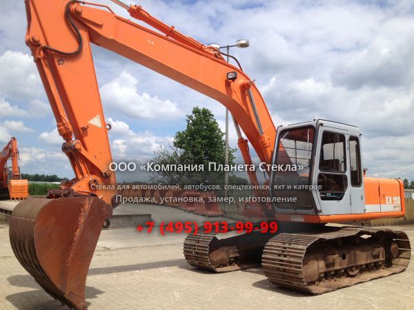 Стекло для гусеничных экскаваторов Hitachi EX150LC-5