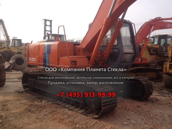 Стекло для гусеничных экскаваторов Hitachi EX200LC-2