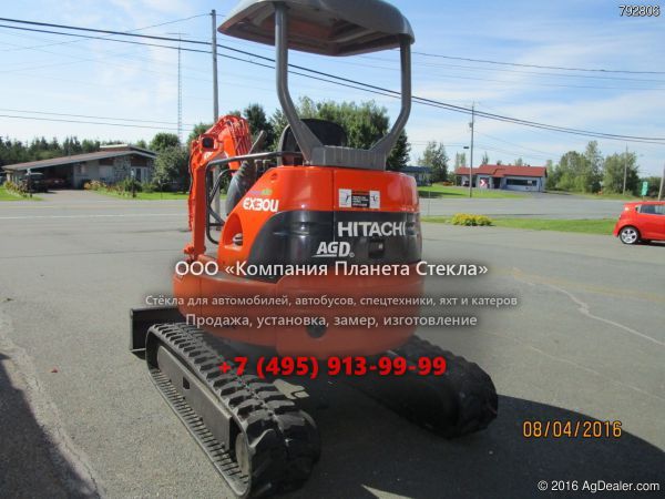 Стекло для гусеничных мини-экскаваторов Hitachi EX30U