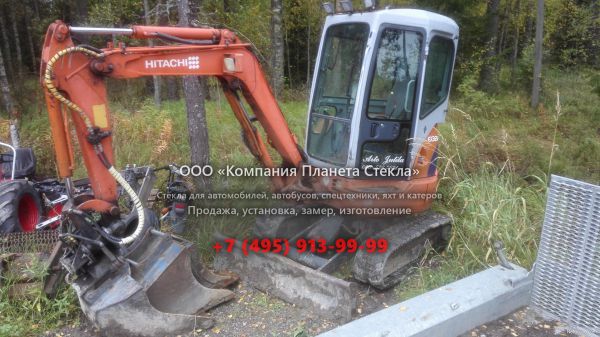 Стекло для гусеничных мини-экскаваторов Hitachi EX32U