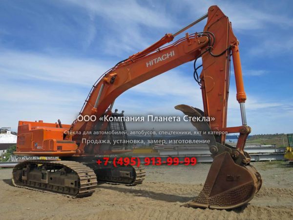 Стекло для гусеничных экскаваторов Hitachi EX450LC