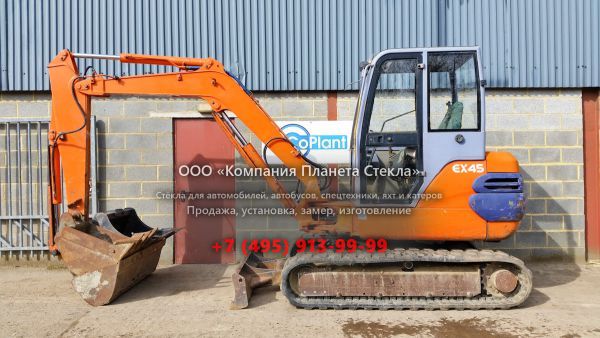 Стекло для гусеничных мини-экскаваторов Hitachi EX45-2