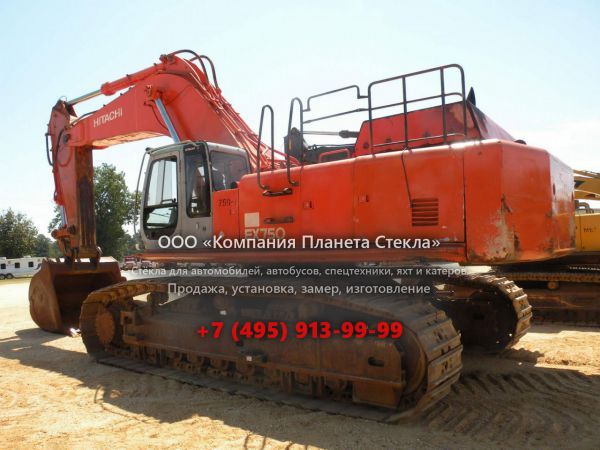 Стекло для карьерных экскаваторов Hitachi EX750