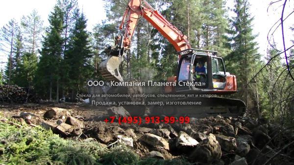 Стекло для гусеничных экскаваторов Hitachi ZAXIS 110M