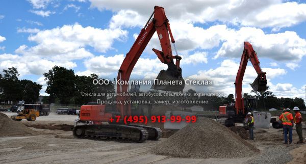 Стекло для гусеничных экскаваторов Hitachi ZAXIS 200LC-3