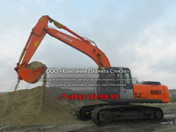 Стекло для гусеничных экскаваторов Hitachi ZAXIS 210K