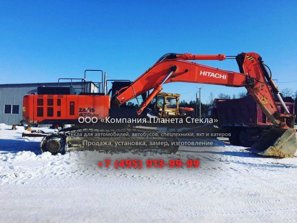 Стекло для гусеничных экскаваторов Hitachi ZX470R-3