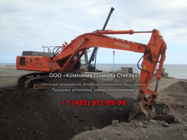 Стекло для гусеничных экскаваторов Hitachi ZX500LCH