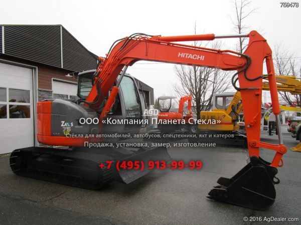 Стекло для гусеничных мини-экскаваторов Hitachi ZX75US-A