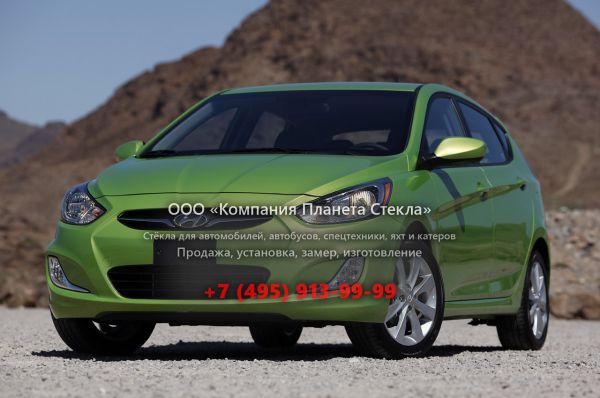 Стекло для Hyundai Accent хетчбэк 2010 - 2018, RB
