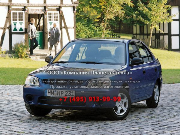 Стекло для Hyundai Accent лифтбэк 1999 - 2013, LC