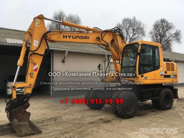 Стекло для колёсных экскаваторов Hyundai R140W-7