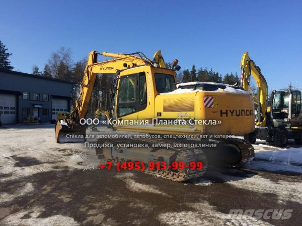 Стекло для гусеничных экскаваторов Hyundai R 180LC-3