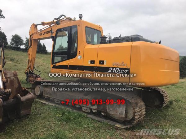 Стекло для гусеничных экскаваторов Hyundai R 210LC-7