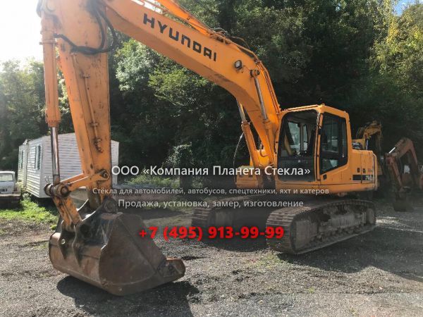 Стекло для гусеничных экскаваторов Hyundai R 210NLC-7A