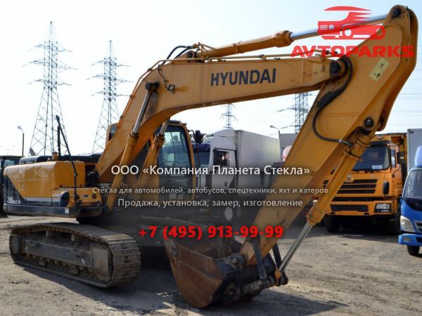 Стекло для гусеничных экскаваторов Hyundai R 210NLC-9