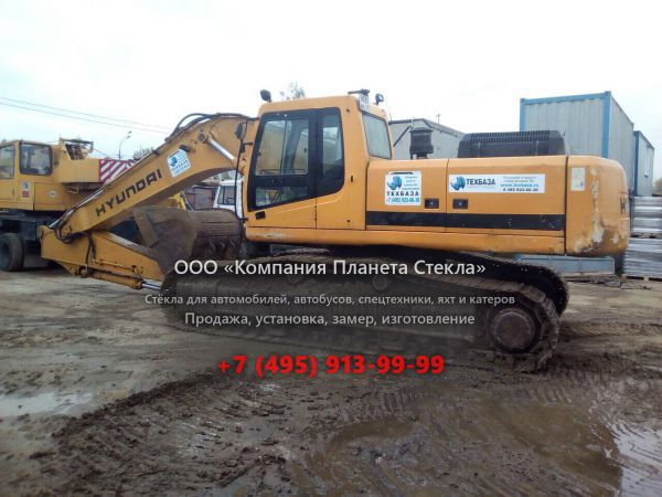 Стекло для гусеничных экскаваторов Hyundai R 360LC-3