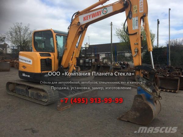 Стекло для гусеничных мини-экскаваторов Hyundai R60CR-9