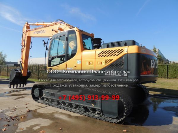 Стекло для гусеничных экскаваторов Hyundai ROBEX 210 LC