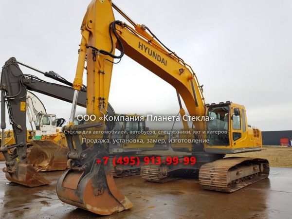Стекло для гусеничных экскаваторов Hyundai ROBEX 250 LC